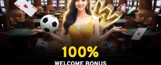 Bonus Selamat Datang 100% promotion